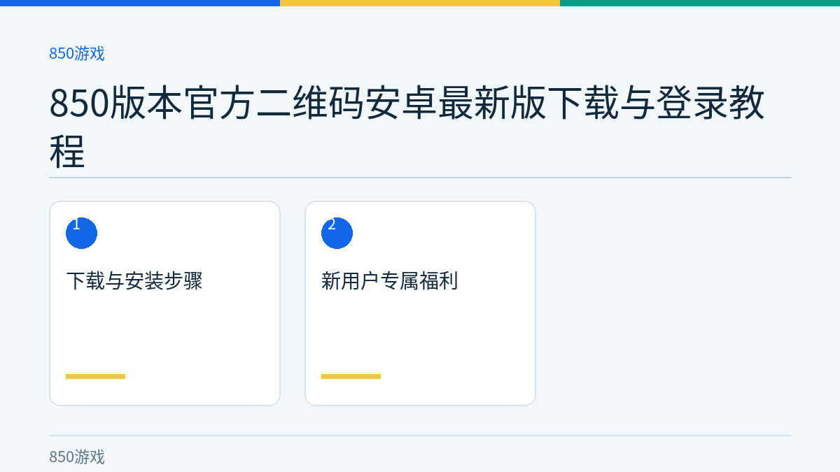 850版本官方二维码安卓最新版下载与登录教程文章内容示意图